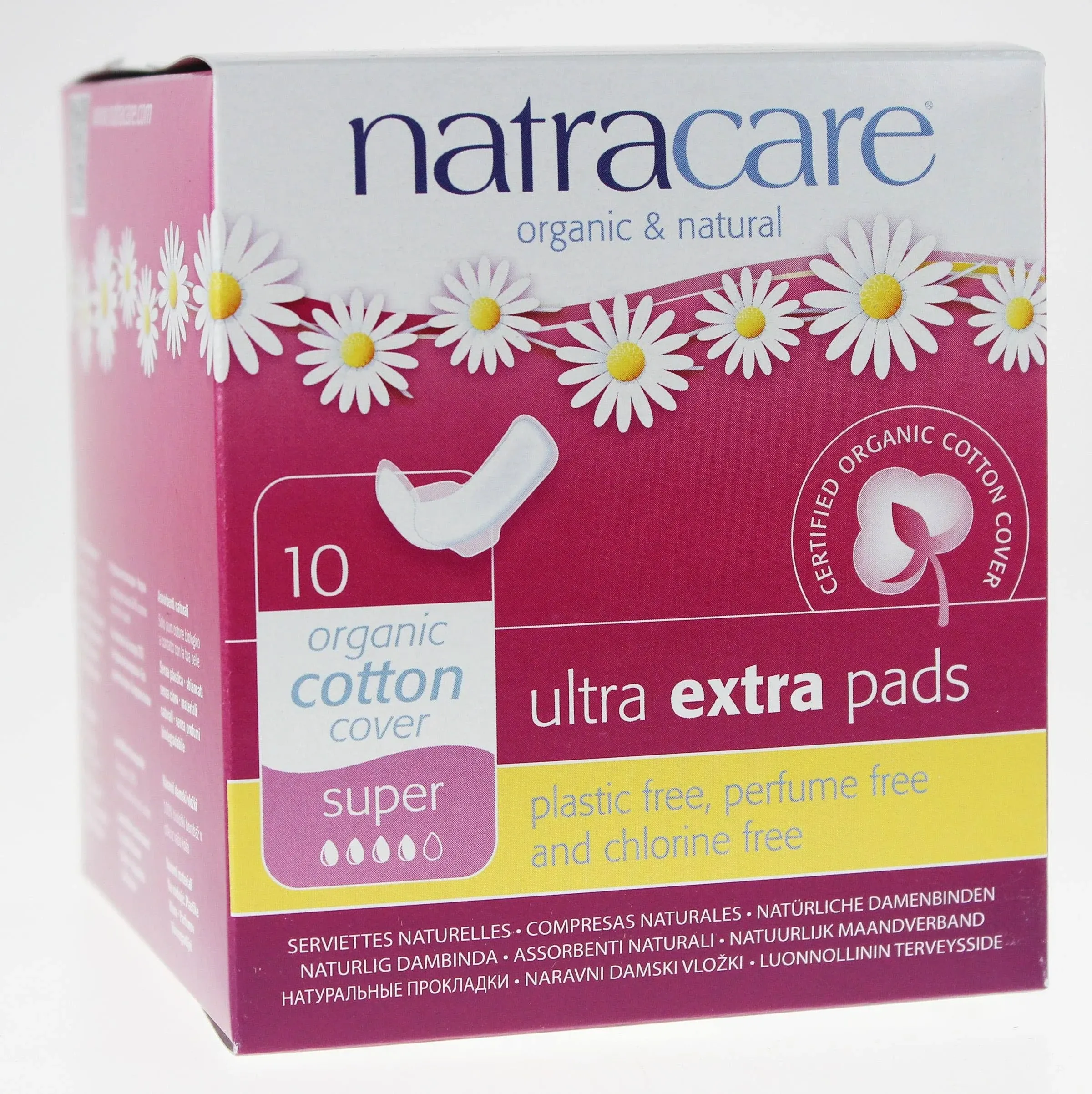 Natracare - Ultra Extra, Super, 10 pads