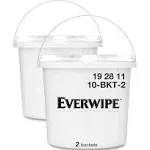 Everwipe High Volume Wet Wipe Centerpull Resealable Bucket , 12 x 12 x 12, White, 2/Carton