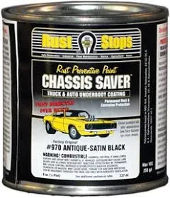 Magnet Paint Satin Black Chassis Saver Paint, 8oz (UCP970-16)