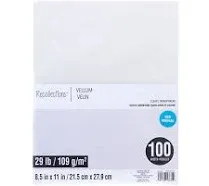 Recollections Clear Vellum Paper