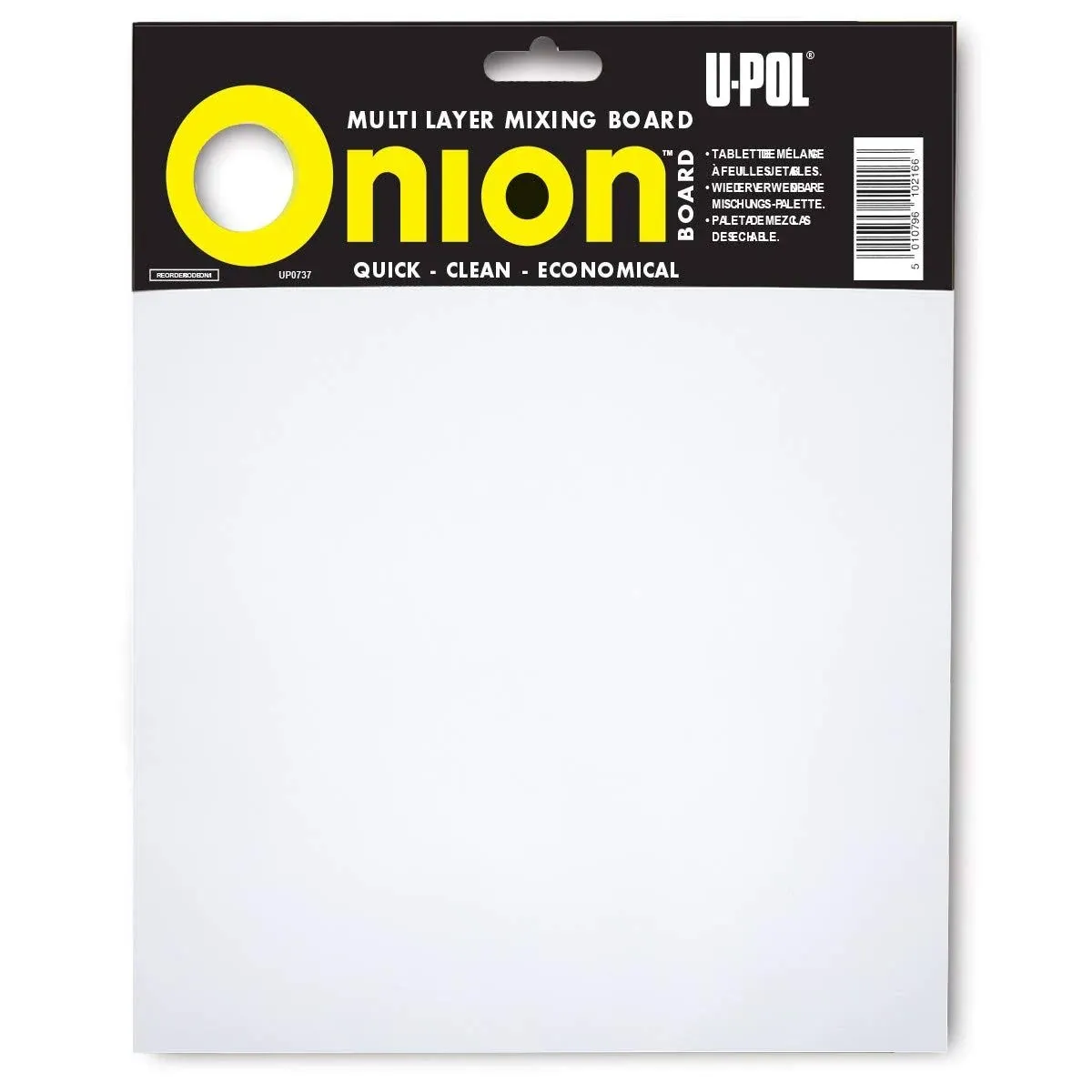 U-POL Products UP0737 - Onion Board Multi-Layered Mixing Palette, White, 100-Sheets | FinditParts