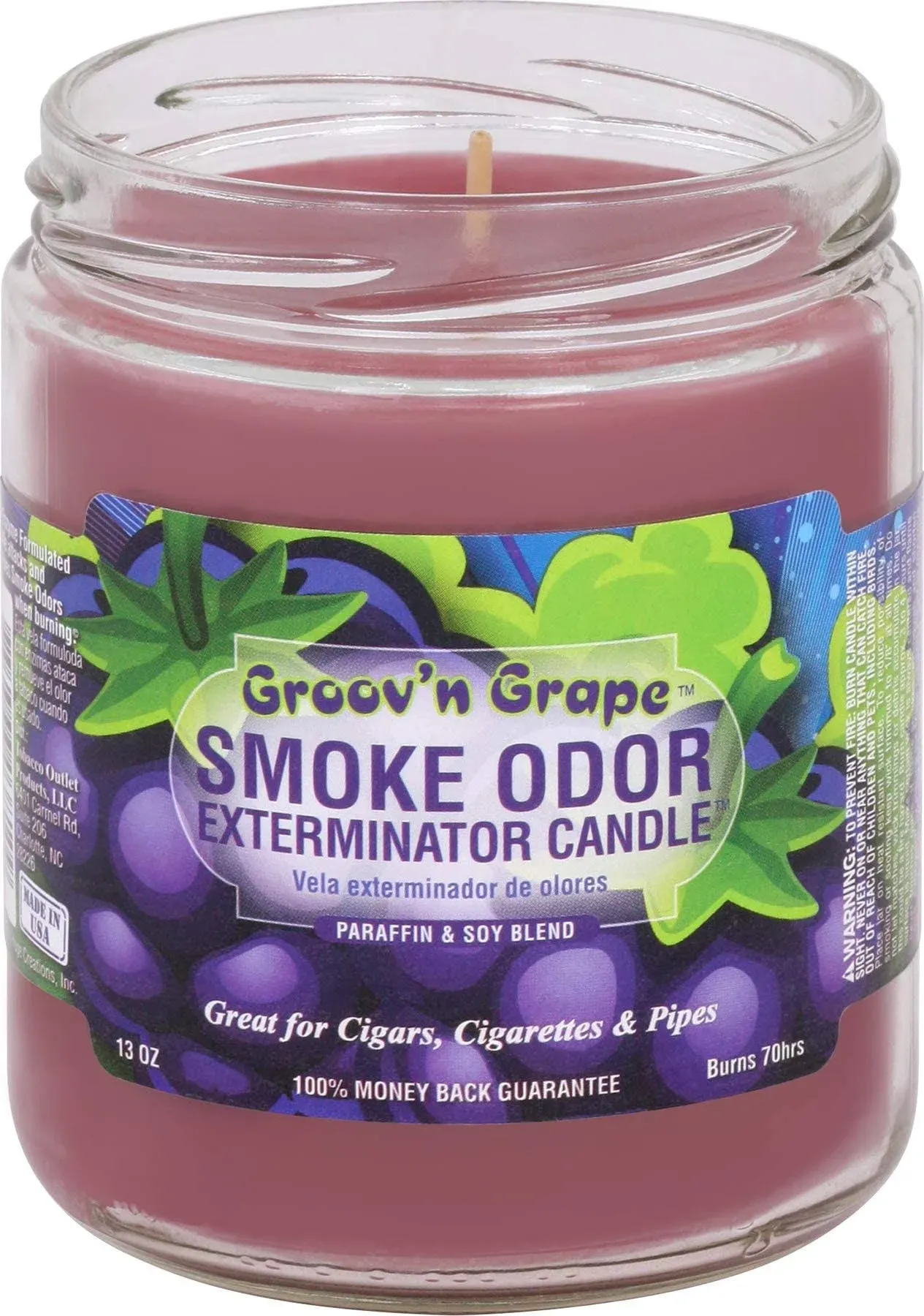 Smoke Odor Candle Groovn Grape