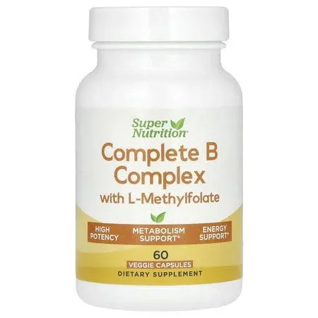 Super Nutrition Complete B Complex with L-Methylfolate