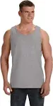 Fruit of the Loom Men's HD Cotton Tank, Grey, XL