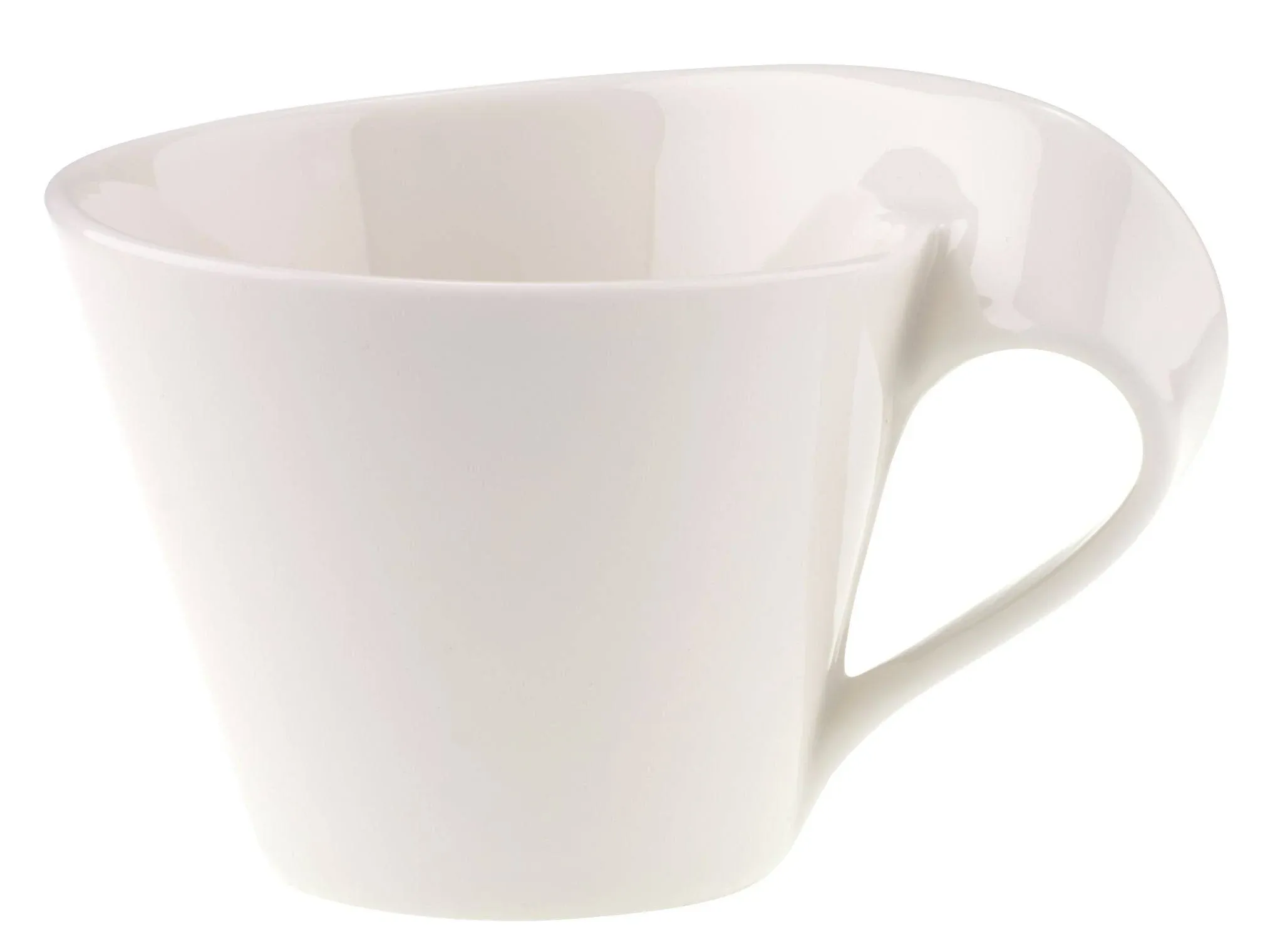 Villeroy & Boch New Wave Cafe Cappuccino Cup, 1 Count (Pack of 1), White