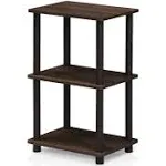 Furinno 16101WN/BR Turn-N-Tube 2 Space Shelf, Walnut/Brown