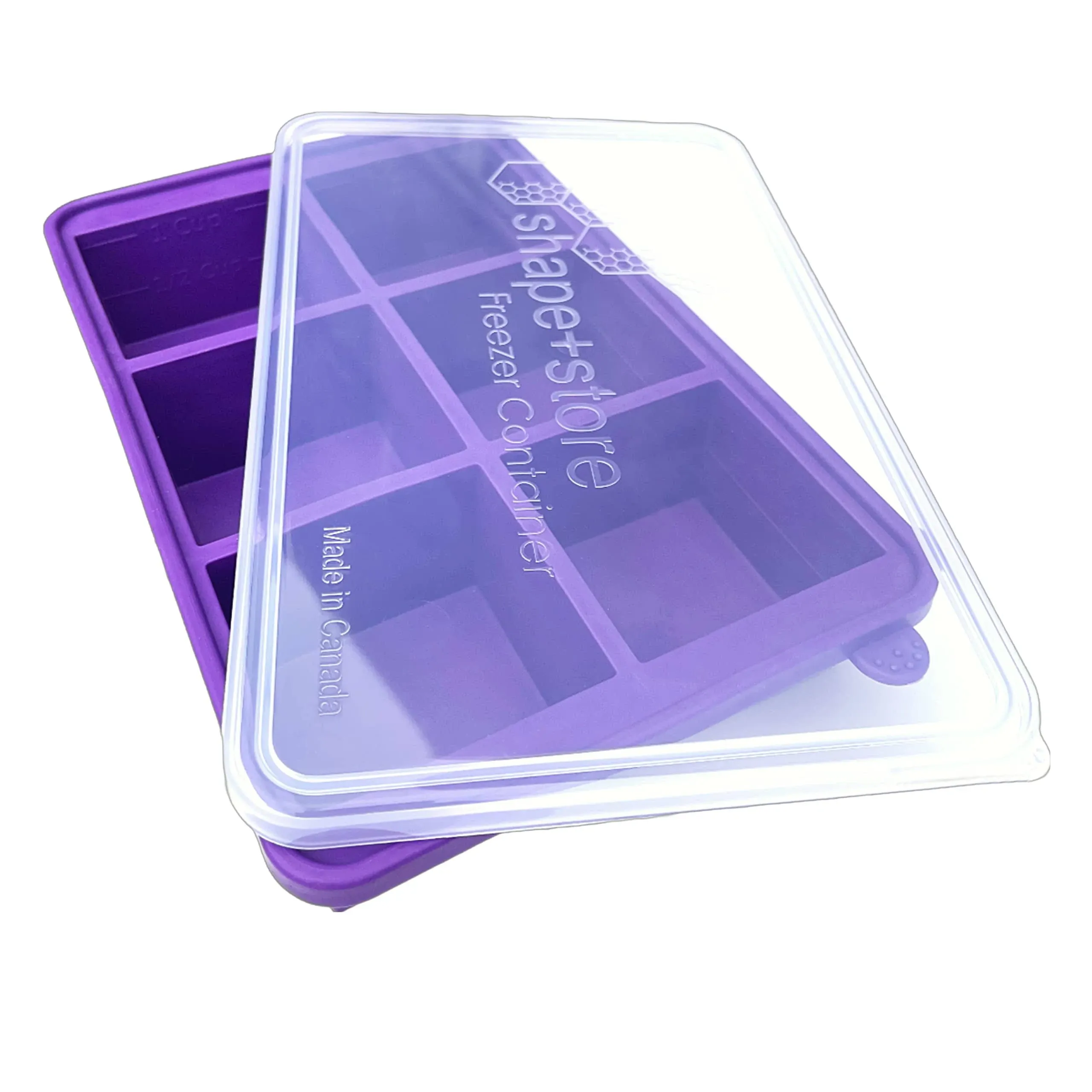 Shape+Store Soup Master 6 Cup Freezer Container - Purple