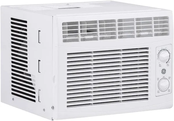 GE 5,000 BTU 115-Volt Window Air Conditioner for 150 Sq. ft. Rooms in White