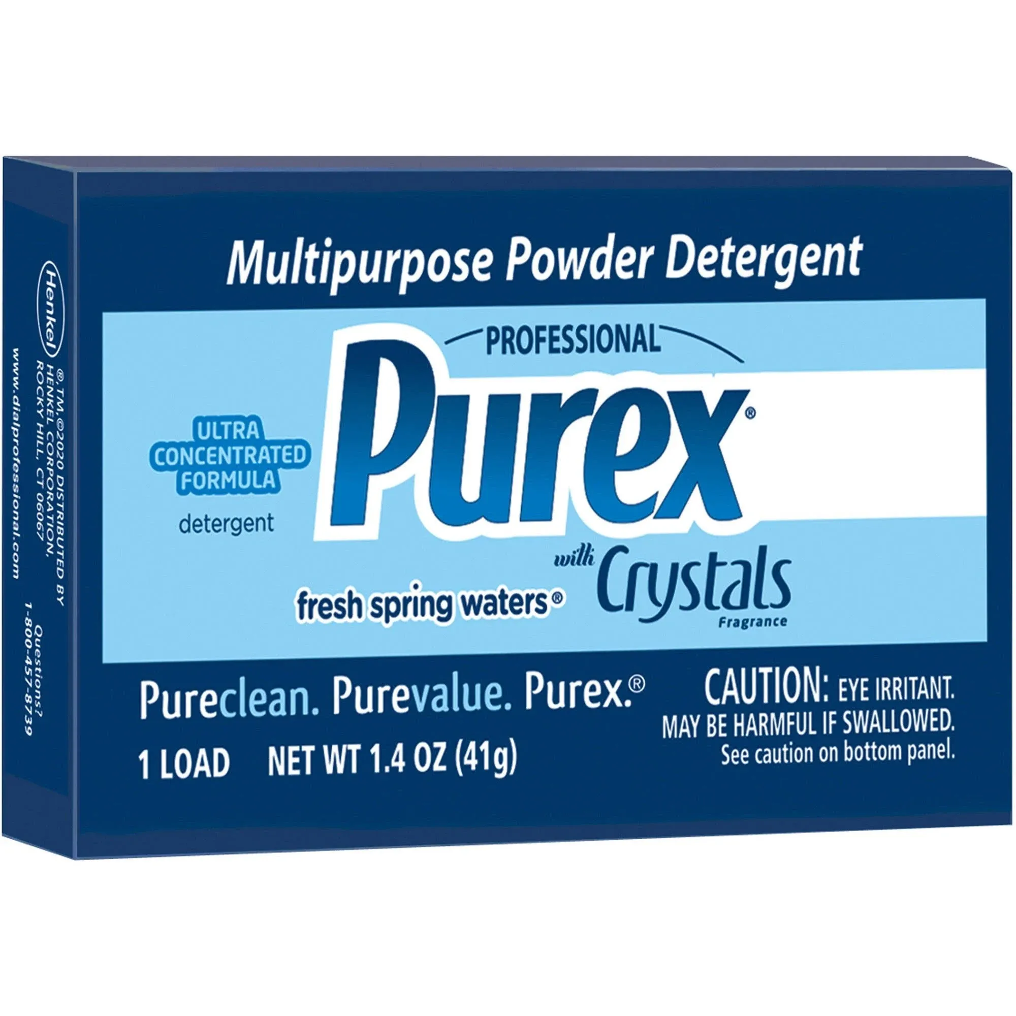 Purex DialMultipurpose Powder Detergent - 156 / CT - Concentrate Powder - 1.40 oz (0.09 lb) - Fresh Scent - 156 / Carton - Blue