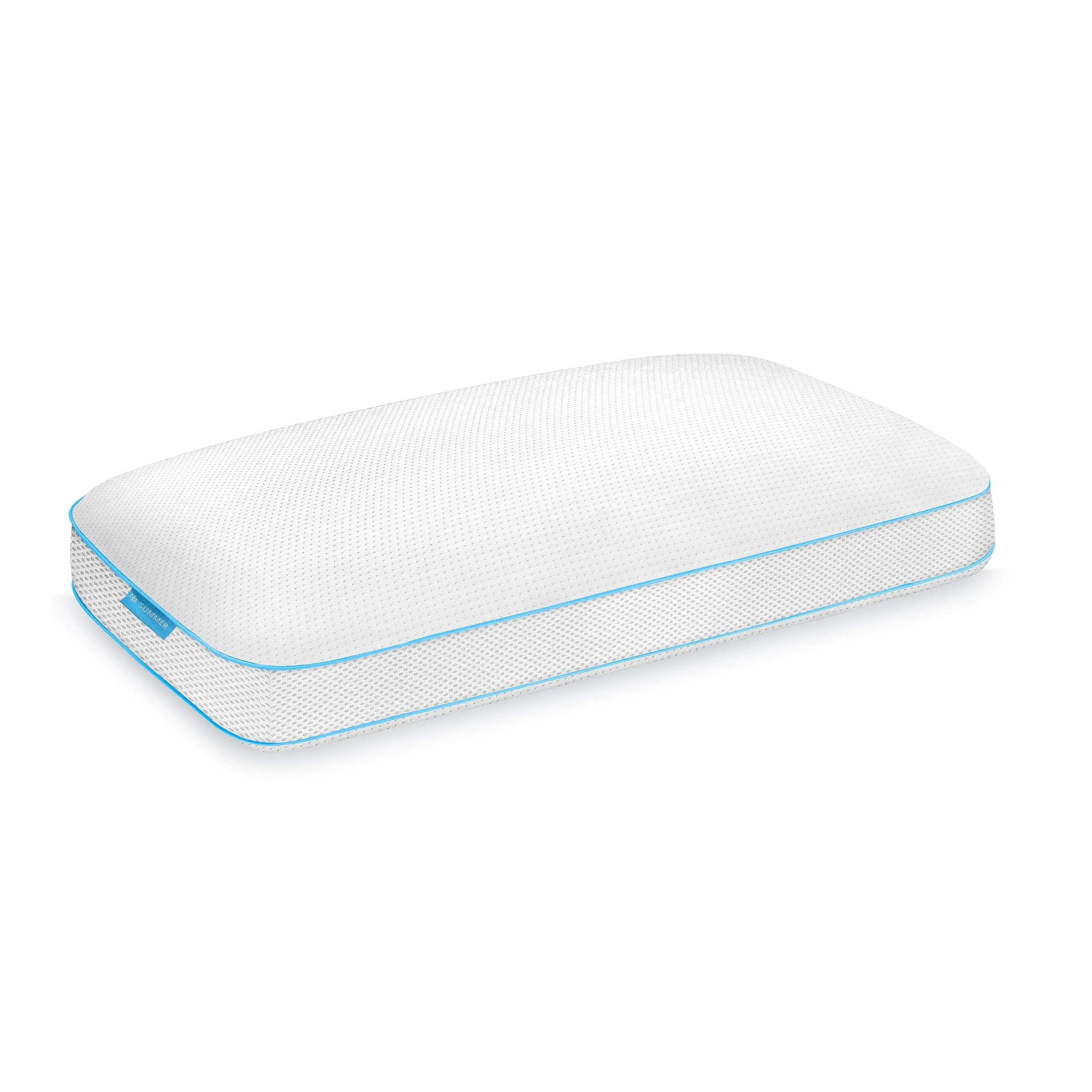 Vibe Cooling Gel Infused Memory Foam Pillow, Standard, White