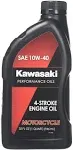 Kawasaki Performance 10W-40 4-Stroke Engine Oil 4 QUARTS K61021-202A 4 PACK