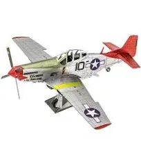 Fascinations Tuskegee Airmen P-51D Mustang 3D Metal Model Kit