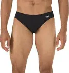 NWT Speedo Men&#x27;s Powerflex Eco Black Adult Men Solar Brief Swimwear Size 32