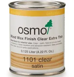 Osmo Wood Wax Finish Transparent, 3111 White - .125 Liter