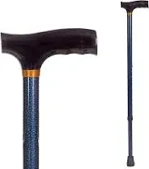 DMI Lightweight Aluminum Adjustable Walking Cane with Derby-Top Handle for Men and Women, Blue Ice (Pack of 24)