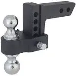 Trailer Valet Receiver Blackout Series Adjustable Drop Hitch