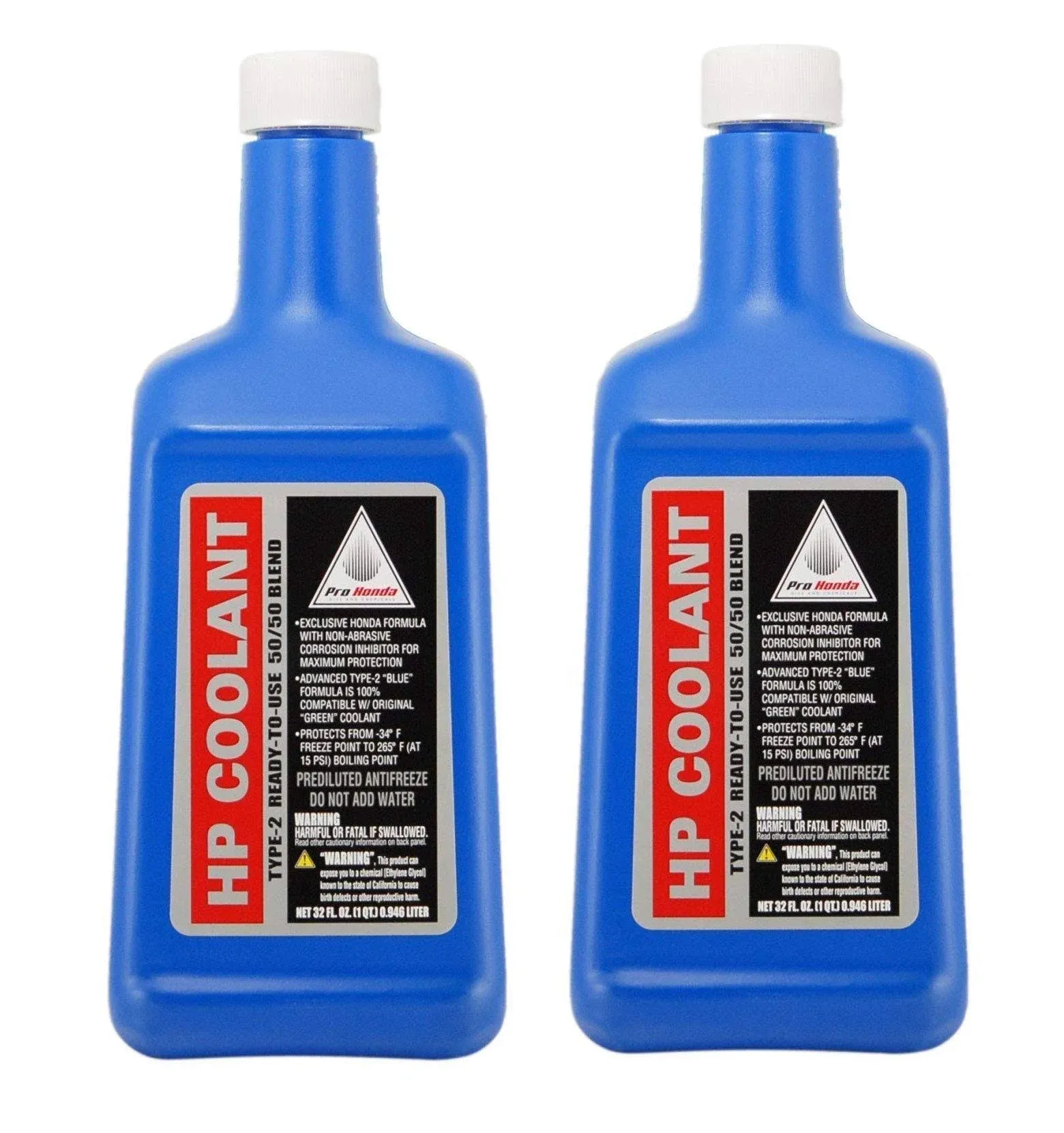 Honda 08C50-C321S02 / 08CLA-0E0A8 Pack Of 2 HP Coolant - 2 Quarts