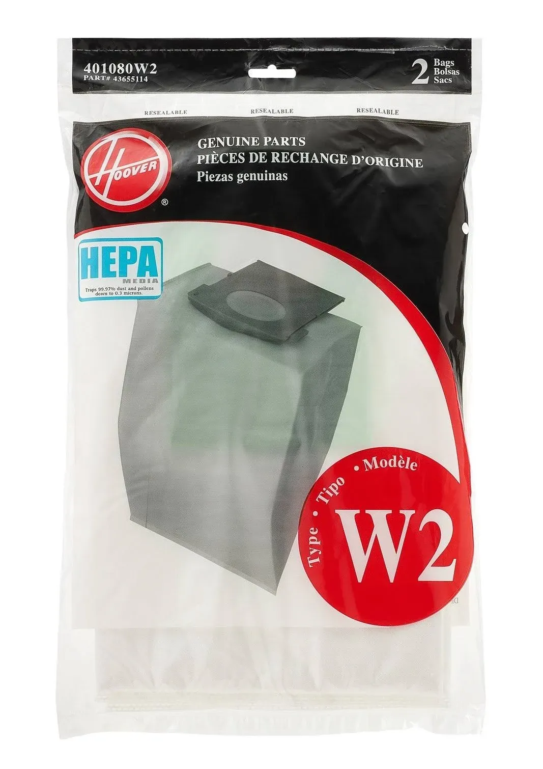 Hoover Windtunnel 2 HEPA Bags