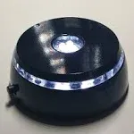 ASENTE 4 LED Light Stand Base - Circular Display Pedestal for 3D Crystal Glass