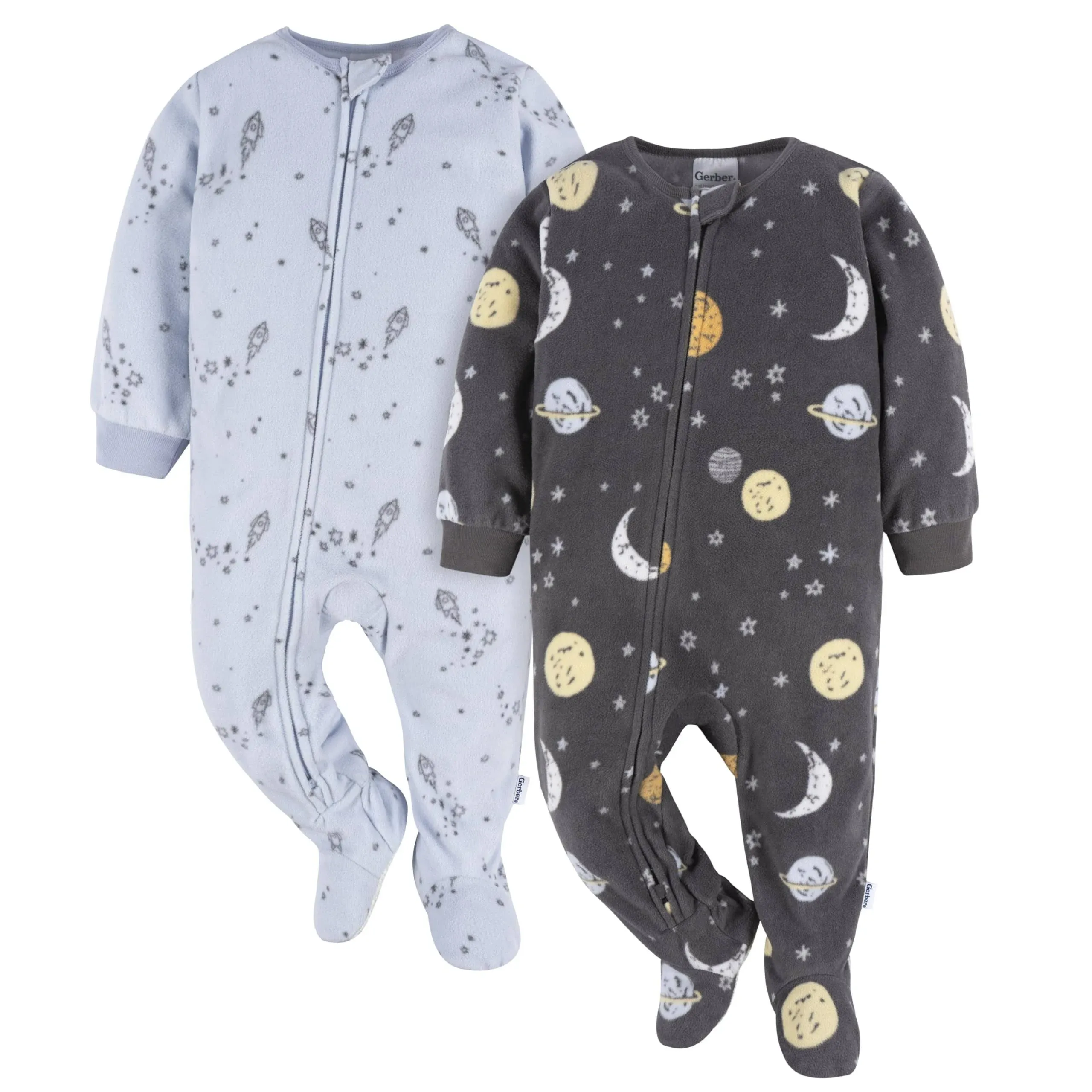 Gerber 2-Pack Baby & Toddler Boys Fleece Pajamas