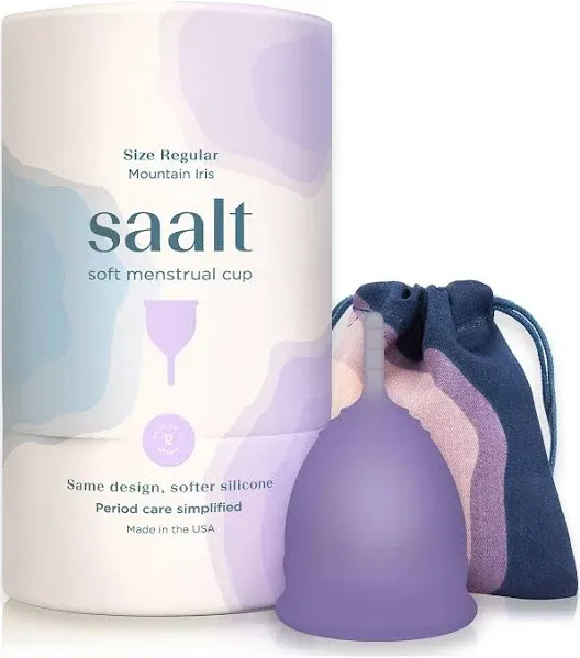 Saalt Soft Menstrual Cup Small / Mountain Iris