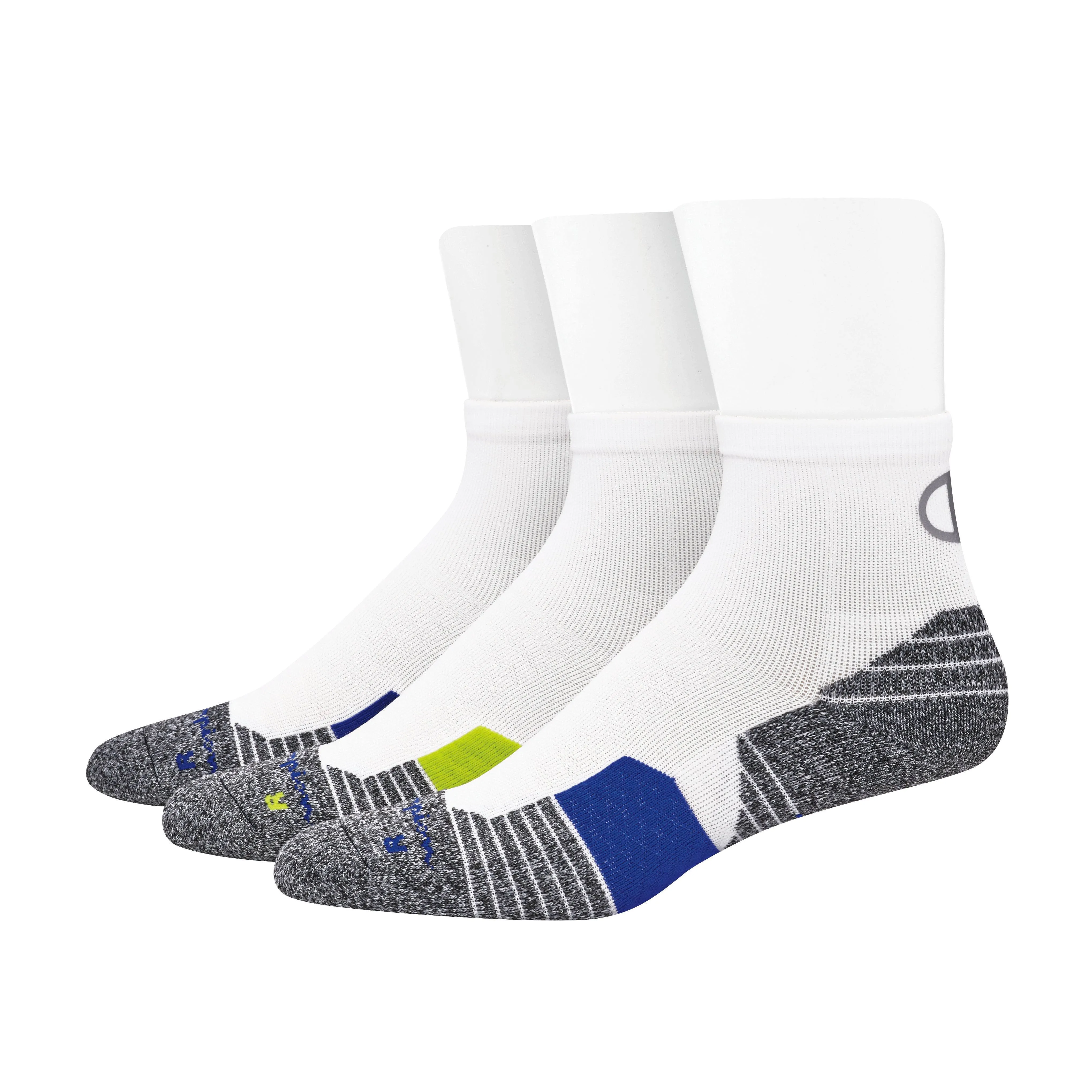 Champion Ankle Sox  3 Pack CHMS20 Men&#039;s Double Dry Wicking shoe size 6-12