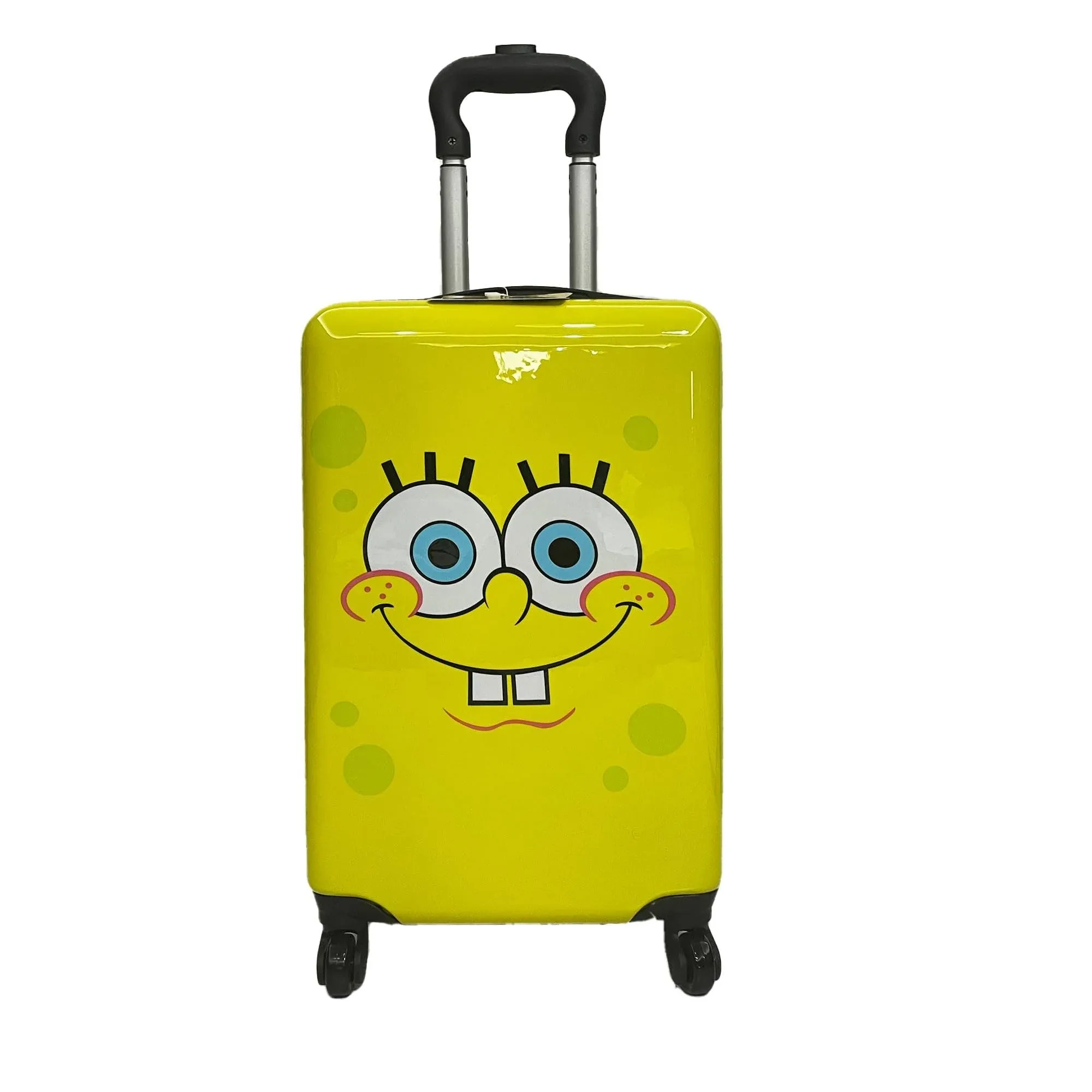 Sponge Bob Kids Carry On Luggage 20&#034; Hard-Side Travel Suitcase With Wheels