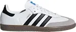 Adidas Originals White & Green Samba OG Sneakers