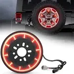 Suparee Jeep JK JKU T-style LED Spare Tire Brake Light for Wrangler 2007-2018