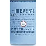 Mrs. Meyer's Clean Day Dryer Sheets Rain Water 80 Sheets