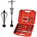 16pcs Blind Hole Pilot Internal Extractor/Remo<wbr/>ver Bearing Puller Set W/ Red Case