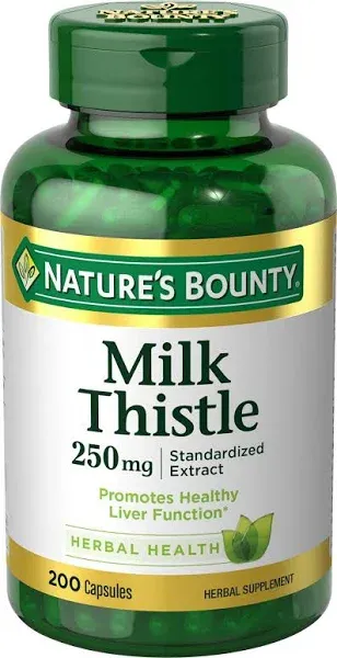 Nature's Bounty Milk Thistle Capsules