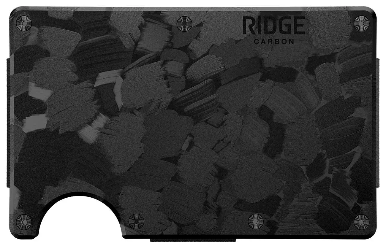 RIDGE FORGED CARBON-CLIP WALLET