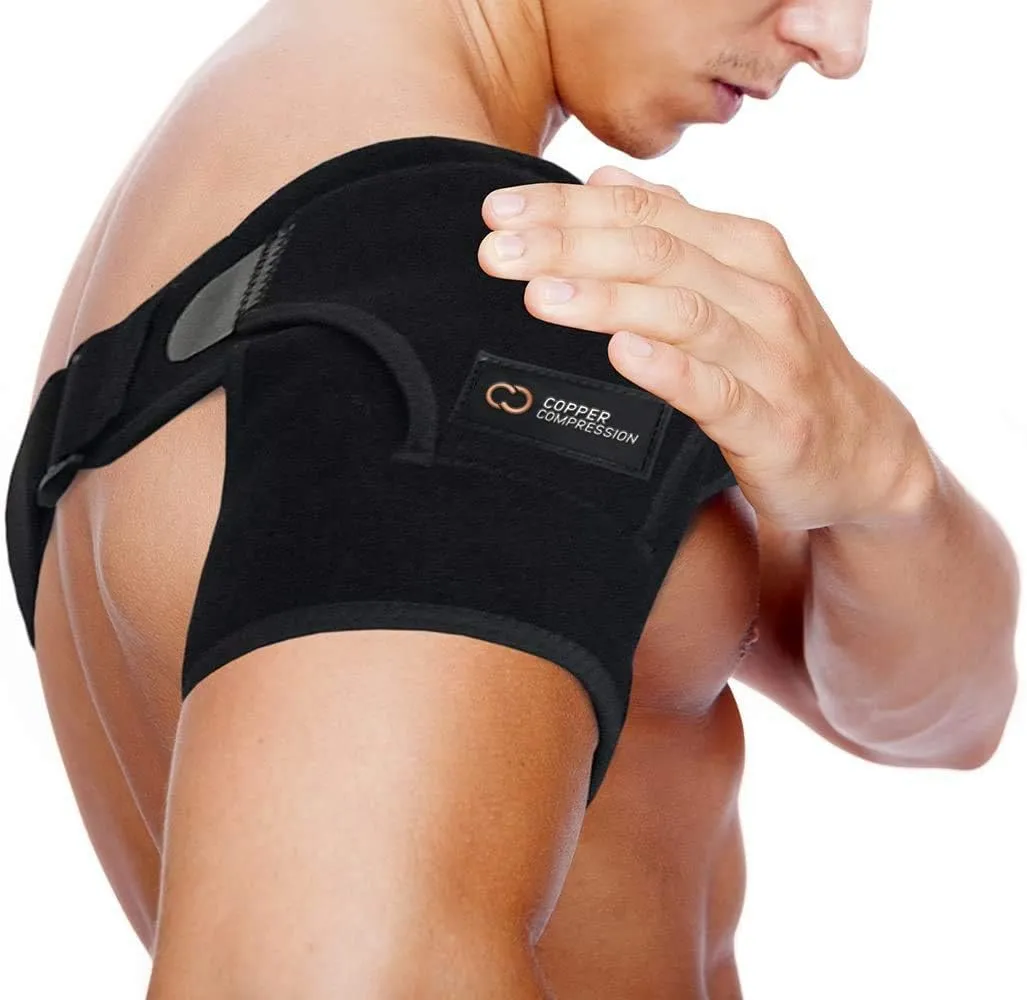 Copper Compression Recovery Shoulder Brace