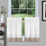 Oakwood 58x36 Window Curtain Tier Pair - Natural