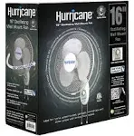 Hurricane - Supreme Oscillating Wall Mount Fan 16 in