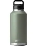 Yeti - 64 oz Rambler Bottle with Chug Cap Camp Green