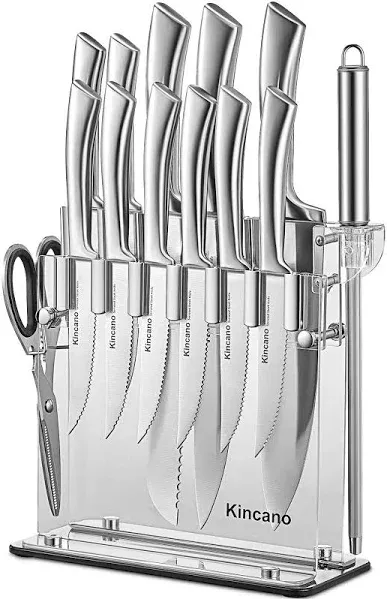 Knife Set 14 Pcs High Carbon Stainless Steel Super Sharp Kitchen Knife Set For C