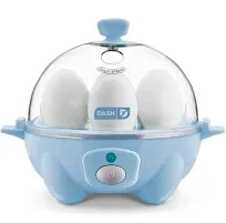 Dash Rapid Egg Cooker 6Egg Capacity Electric Hard Boiled Pouched Scrambled -BLUE