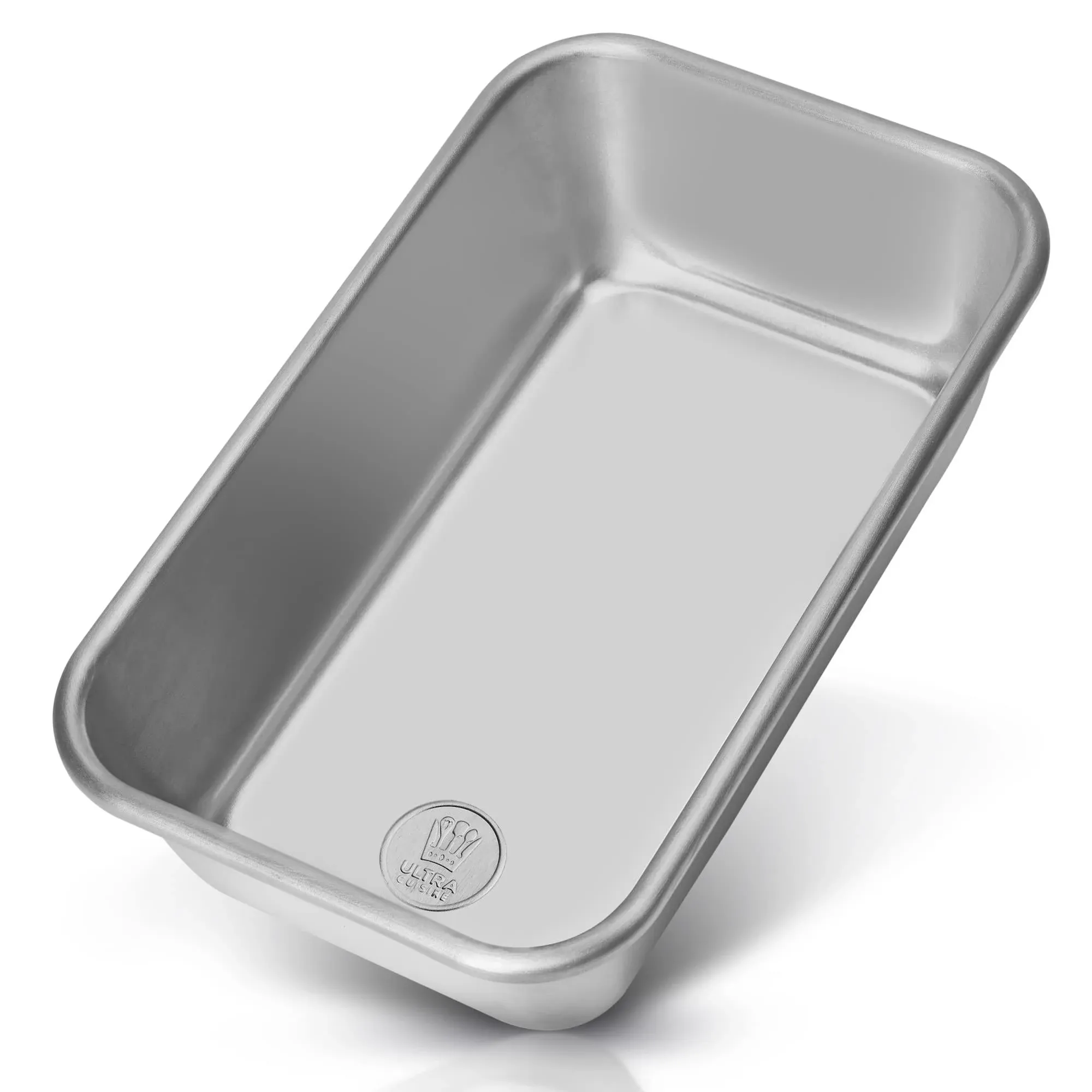 Ultra Cuisine Aluminum Loaf Pan for Baking Bread - 9.5x5 inch Loaf Pan, 1lb - Easy Clean, Quality, Durable Bread Tin - Commercial Aluminum Bread Pan