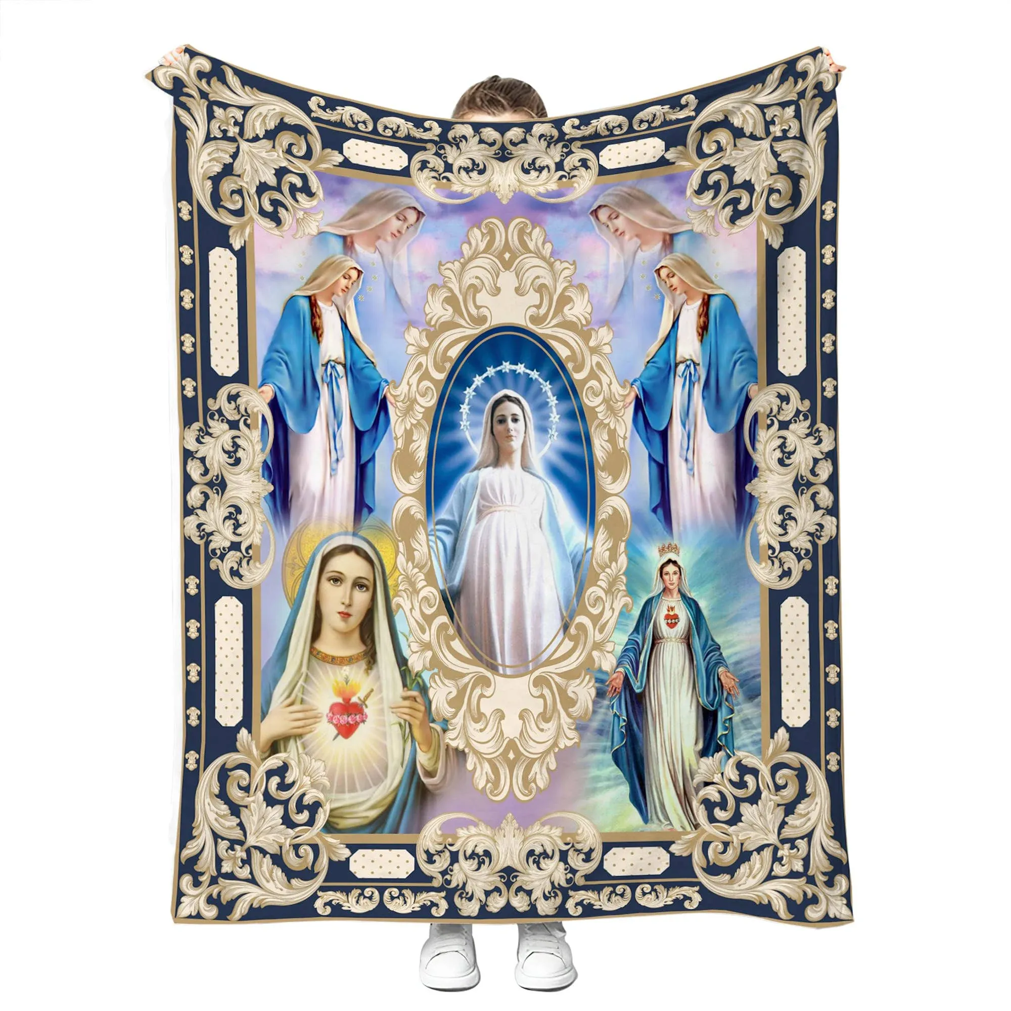 Our Lady of Guadalupe Ultra Soft Throw Blanket