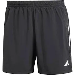 adidas Men's Own The Run Shorts, Almost Lime/Reflective Silver Small 7 in