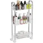 TESOIN Slim Rolling Storage Cart, 3 Tier Mobile Multipurpose Kitchen Shelf Or...