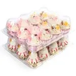 Mini Cupcake Containers 12 Count 40 Pack Dozen Clear Plastic Cupcake Holder