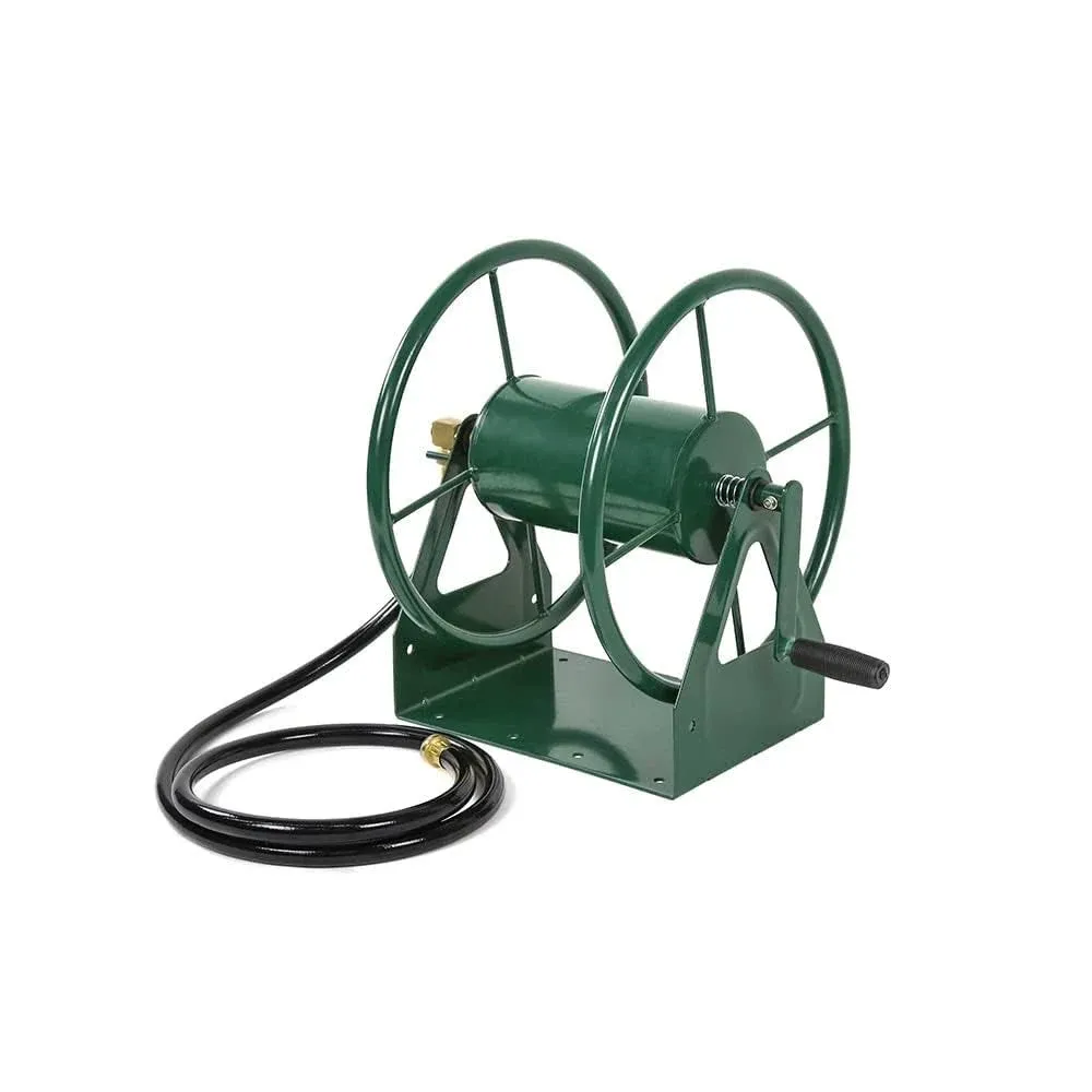 Amazon Basics Wall/Floor Mount Garden Hose Reel