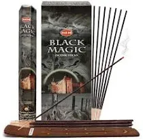 Black Magic Incense Sticks and Incense Stick Holder Bundle Insence Insense Hem Incense Sticks