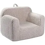 MOMCAYWEX Kids Snuggly-Soft Sherpa Cuddly Toddler Foam Chair