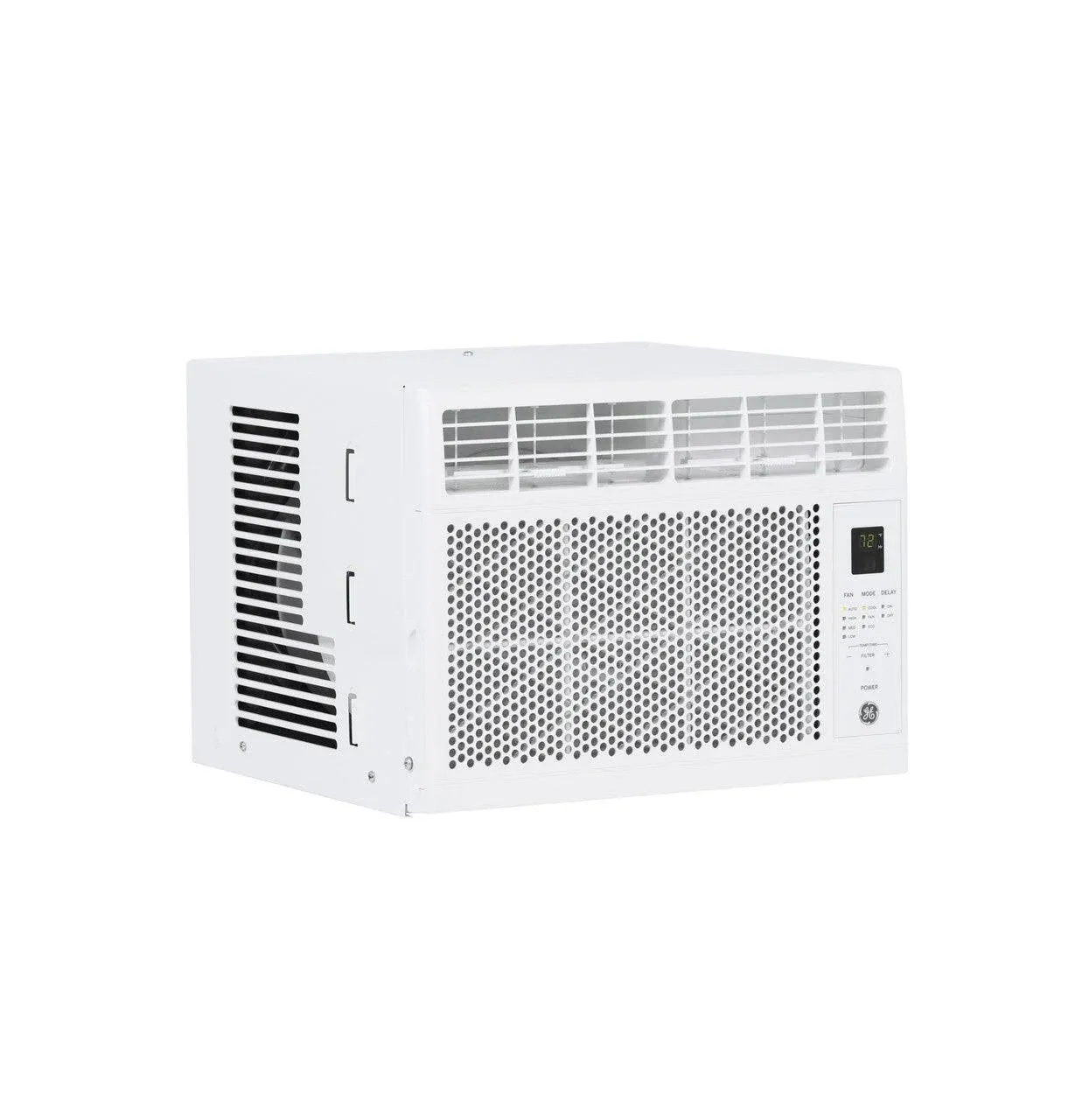 GE - 250 Sq. ft. 6,000 BTU Window Air Conditioner with Remote - White