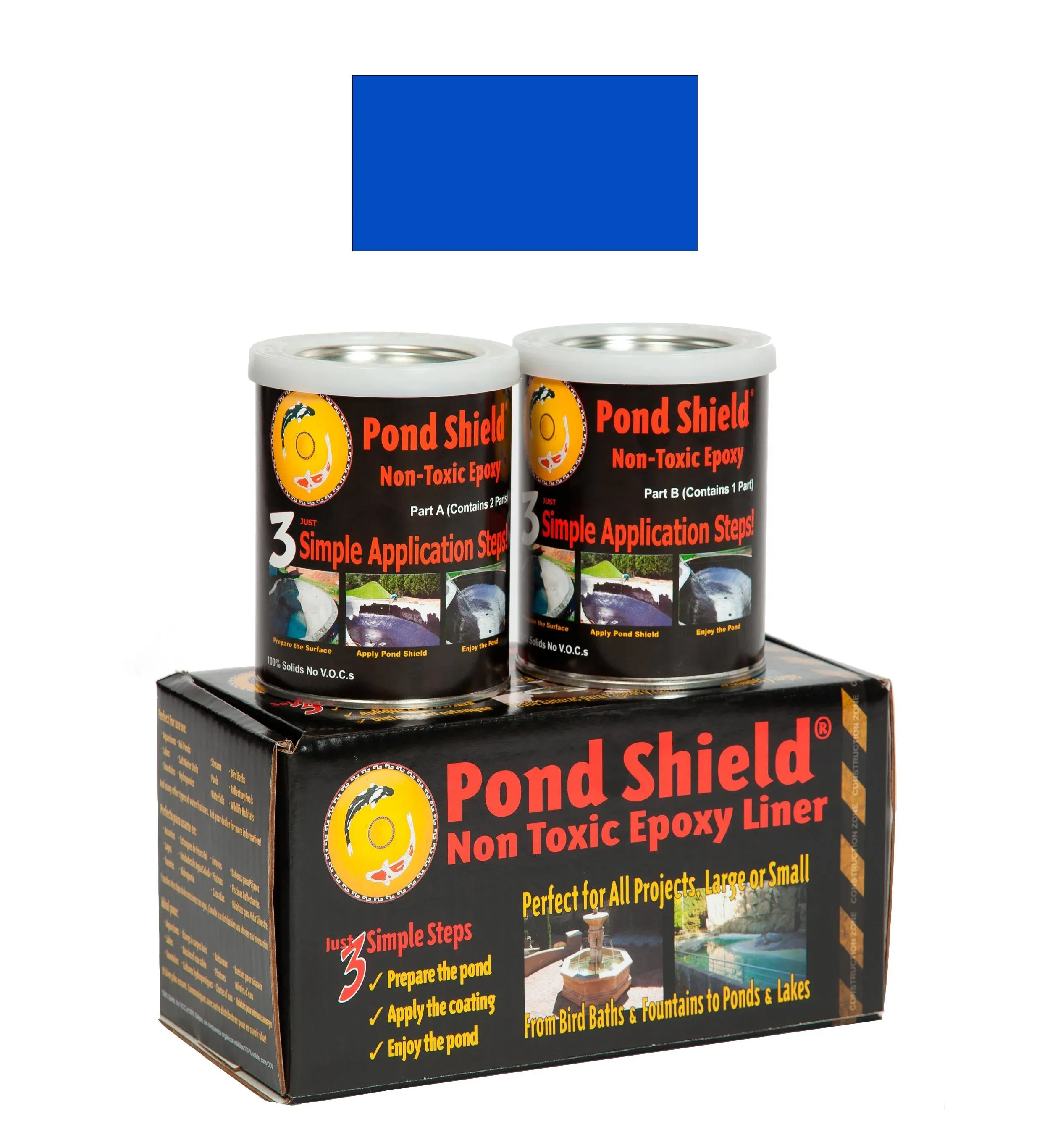 Pond Shield Competition Blue Epoxy Paint