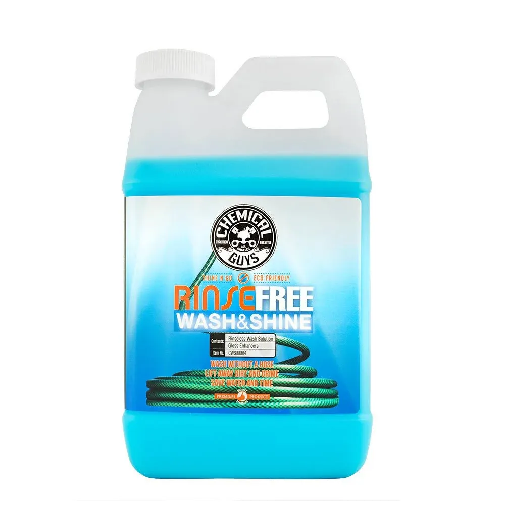 Chemical Guys Rinse Free - Wash &amp; Shine Hose Free Rinseless Car Wash 64oz\xa0